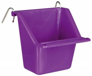 Hranitor Plastic Pentru Pasari, 80 ml 6x6 cm, Diverse Culori, 5471