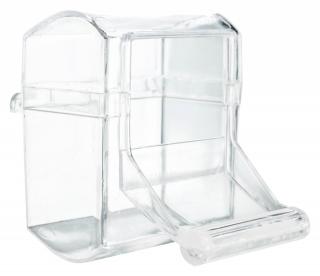Hranitor Plastic Pentru Pasari, Cu Spatiu De Aterizare, 70 ml 7x7 cm, Diverse Culori, 5468