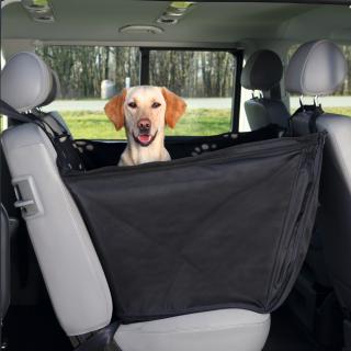 Husa Protectie Scaun Auto, Cu Parti Laterale, 0.5x1.45 m, Negru Bej, 13231t