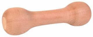 Jucarie De Aport Pentru Caini, Haltera, Lemn, 21cm 250 g 3221