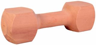 Jucarie De Aport Pentru Caini, Haltera, Lemn, 23cm 400 g 3223