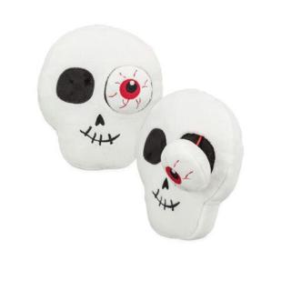 Jucarie Halloween, Craniu Plush, 19 cm, 99352581