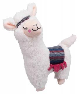 Jucarie Pentru Caini, Alpaca, Plus, Cu Sunet, 31 cm, Mov, 35899
