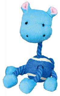 Jucarie Pentru Caini, Animal Cu Minge Tenis Si Franghie, Plus, 16 cm, Diverse Modele, 3612