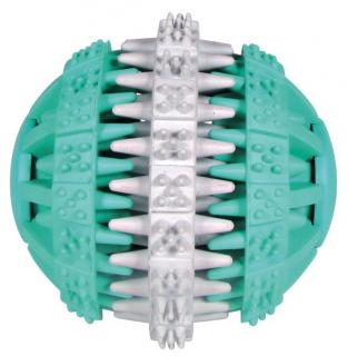Jucarie Pentru Caini, Denta Fun, Minge, Aroma Menta, Cauciuc, 6 cm 32941