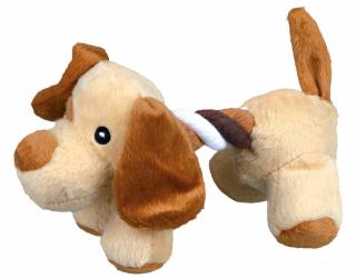 Jucarie Pentru Caini, Elefant Cu Sfoara, Plus, Cu Sunet, 17 cm, 3582