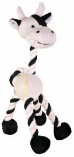 Jucarie Pentru Caini, Girafa Cu Minge Tenis Si Sfoara, 28 cm, 3578t