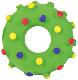 Jucarie Pentru Caini, Junior, Mini Inel, Latex, 8 cm, Diferite Culori, 35612
