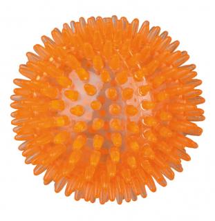 Jucarie Pentru Caini, Minge Arici, Plutitoare, 8 cm, Portocaliu, 33651