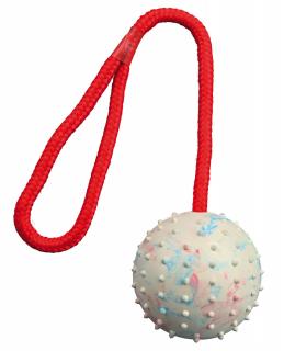 Jucarie Pentru Caini, Minge Cauciuc Pe Sfoara, 7 30 cm 3308