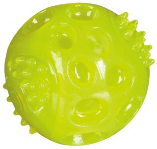 Jucarie Pentru Caini, Minge Luminoasa, 6 cm, Roz, 33642