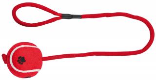 Jucarie Pentru Caini, Minge Tenis Pe Sfoara, 6 50 cm, Lime, 3479