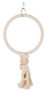 Jucarie Pentru Pasari, Inel De Sfoara, 24 cm, 5159t