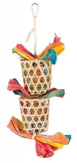 Jucarie Pentru Pasari, Naturala Pe Franghie De Sisal, 35 cm, 58990t