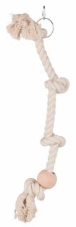 Jucarie Pentru Pasari, Sfoara Cu Noduri, 60 cm 23 mm, 5168t