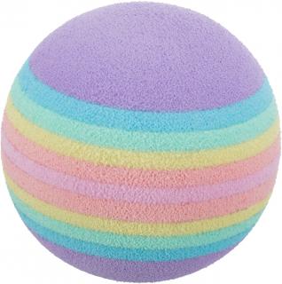 Jucarie Pentru Pisici, Set 4 X Mingi Curcubeu, 4 cm 4097t