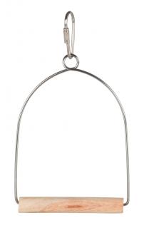 Leagan Arc Pentru Pasari, Lemn Metal, 8x15 cm, 5825
