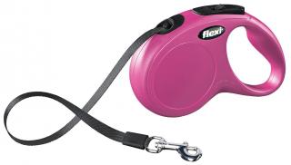 Lesa Flexi Classic, Banda, S: 5 m 15 kg, Roz, 11836