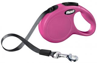 Lesa Flexi Classic, Banda, XS: 3 m 12 kg, Roz, 11826