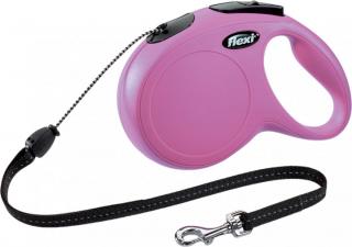Lesa Flexi Classic, Snur, M: 8 m 20 kg, Roz, 11816