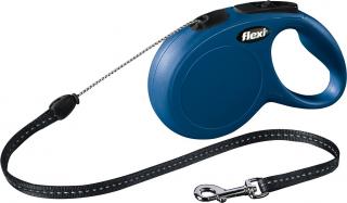 Lesa Flexi Classic, Snur, S: 8 m 12 kg, Albastru, 11802