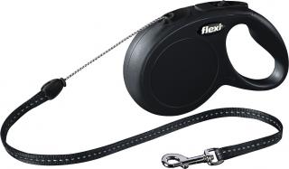 Lesa Flexi Classic, Snur, S: 8 m 12 kg, Negru, 11801