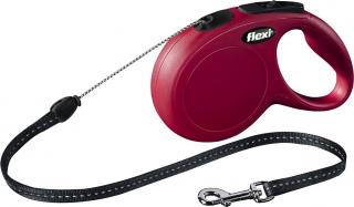 Lesa Flexi Classic, Snur, S: 8 m 12 kg, Rosu, 11803