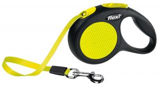 Lesa Flexi Neon, Banda, XS: 3 m 12kg, Galben Neon 209301