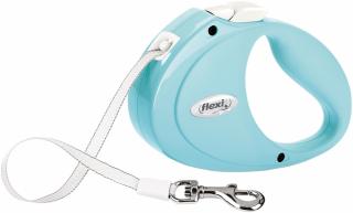 Lesa Flexi Puppy, Banda, XS: 2 m 12 kg, Albastru Deschis, 12302