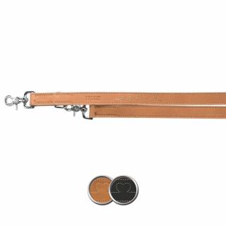 Lesa Piele Rustic Heartbeat, M-L: 2 m 20 mm, Maro, 19012