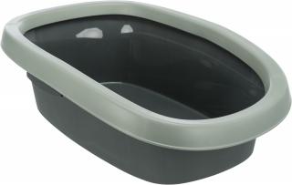 Litiera Carlo, Cu Rama, Be Eco, 31 x 14 x 43 cm, Antracit Gri - Verde, 40211
