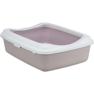 Litiera Classic, Cu Rama, 37x15x48 cm, Lila Deschis Alb, 40186