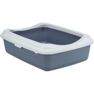 Litiera Classic, Cu Rama, 37x15x48 cm, Violet Alb, 40187