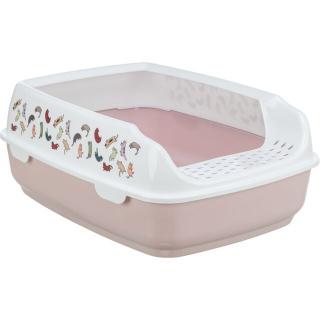 Litiera Delio, Cu Rama, 38x20x50 cm, Lila  Alb, 40399
