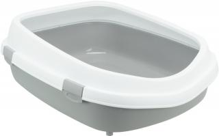 Litiera Primo XXL, Cu Rama, 56 x 25 x 71 cm, Gri Alb, 40174