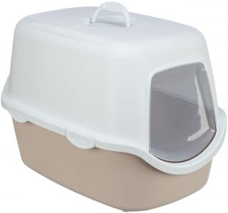 Litiera Vico, Cu Capac, 40x40x56 cm, Roz Pal Alb, 402711