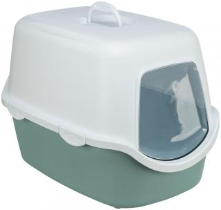 Litiera Vico, Cu Capac, 40x40x56 cm, Salvie Alb, 402710