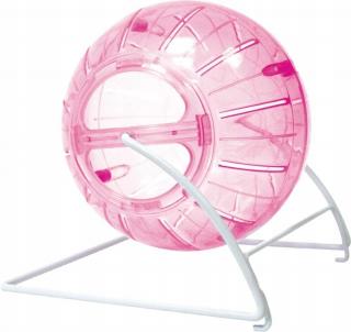 Minge De Alergare Pentru Rozatoare, 4 in 1, Cu Suport, 14.5 cm, Roz, Y019