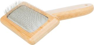 Perie Soft, Maner Bambus Peri Metalici, 12x15 cm, 23024