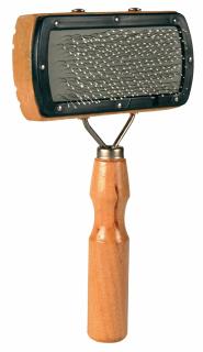 Perie Tesala Soft, Maner Lemn Peri Metalici, 10x18 cm, 2300