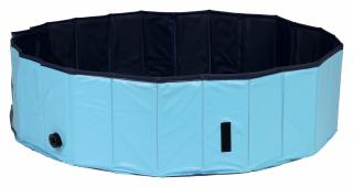 Piscina Pentru Caini, Plastic,160x30 cm, Petrol Gri, 39483t