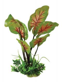 Planta Artificiala Pentru Acvariu, 25 cm, Verde, 0F5