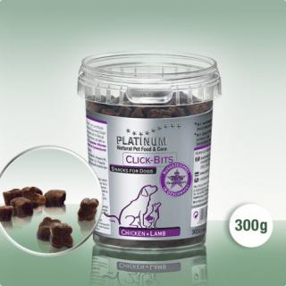 Platinum Click Bits Chicken and Lamb 300g