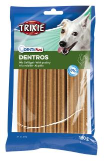 Recompense Pentru Caini, Denta Fun Dentros, Batoane Cu Pui, 7 buc, 180 g, 3173t