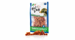 Recompense Pentru Caini, Mini Cuburi Cu Iepure Si Merisoare, 80 g, A04819