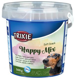Recompense Pentru Caini, Soft Happy Mix Cu Pui Miel Somon, 500 g, 31495t
