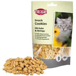 Recompense pentru Pisici, Biscuiti cu Pui si Creveti, 50 g, 42748