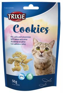 Recompense Pentru Pisici, Biscuiti Cu Somon Si Catnip, 50 g, 42743