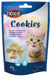 Recompense Pentru Pisici, Cookies Cu Somon Si Catnip, 50 g, 42743