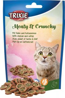 Recompense Pentru Pisici, Meaty  Crunchy Cu Pui Si Catnip, 50 g, 42673